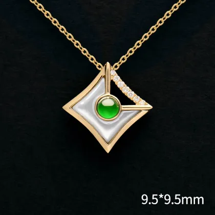 Inlaid with jade exquisite pendant