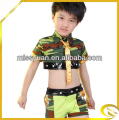 Vestido especial de forças de meninos de palco de camuflagem