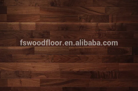 AB Grade black American walnut hardwood flooring
