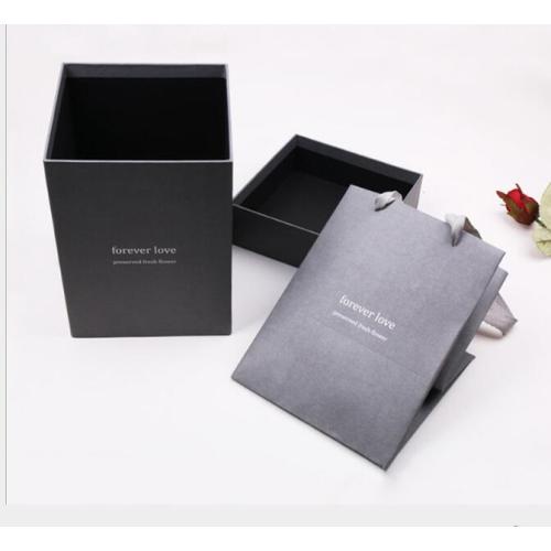 Elegant Grey Color Paper Custom Perfume Box