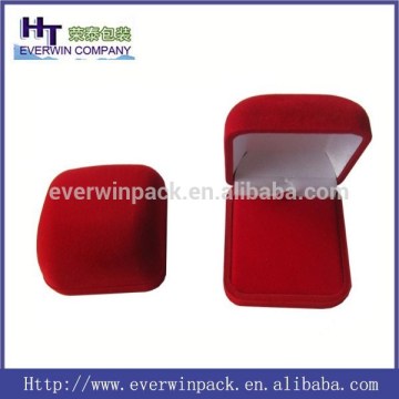 High-end metal badge box with velvet covered