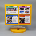 Custom Acrylic Rotating Retail Store Glasses Display Stand