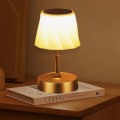 Adjustable height rechargeable LED table lamp