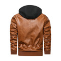 Fake Two Piece Leather Jacket Factory Wholesale Custom