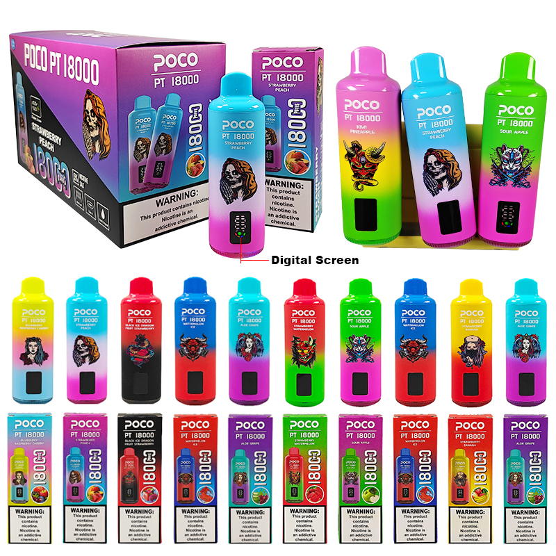 POCO PT 18000 Puffs flavors