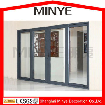 four panel folding door aluminum accordian entry accordian door