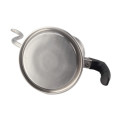 Silver plastic handle pour over coffee kettle