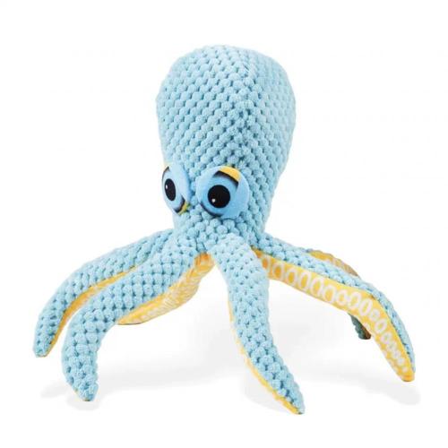 Blue Octopus Plush Pet Traenting Comfort juguete