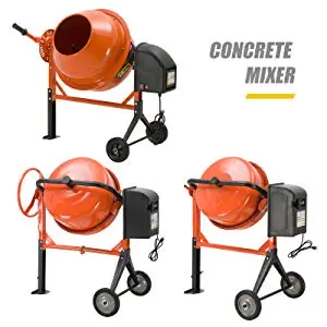 South Africa 600W Portable Electric Cement Concrete Mixer Machine Suppliers