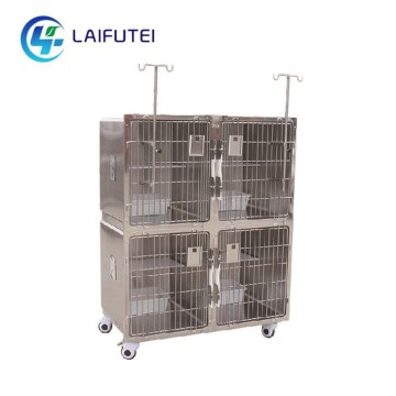 High Quality Pet Hospital Cage with Rounded Corners