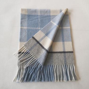 woolen cashmere plaid check scarf shawl for women