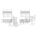 AW39644R-XP-X 3,96 mm 90 ° Connettore di wafer