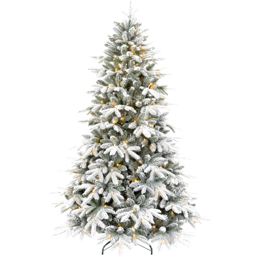 Lifelike artificial mini flocked Christmas tree