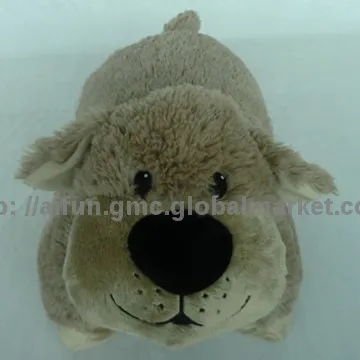 Practical toy, Dog Pillow toy, Open the velcro, it is also a fuzzy mat