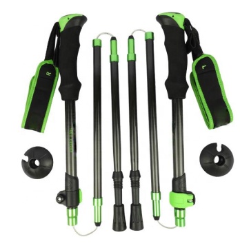 Ultralight 3K Carbon Fiber Telescopic Nordic Walking Poles