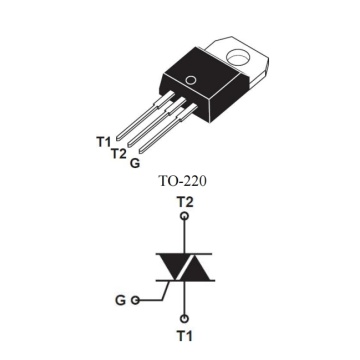 TO-220 BTA312-600B 600V Triacs sensitive gate