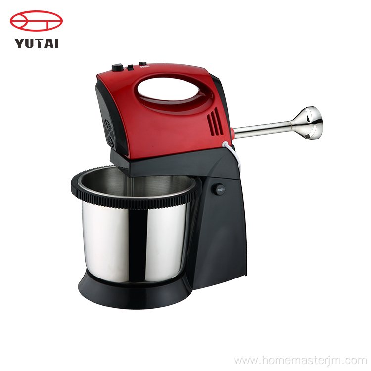 kitchen stand mixer with rotating bowl