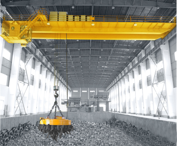 Kinocrane 50 Ton Double Girder Electric Magnetic Overhead Bridge Crane for Steel Mills