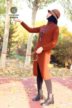 Penyu leher penyu Sweatshirt wanita