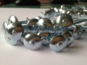 Factory Hot Dipped or Electro Galvanized Steel Roofing Nails
