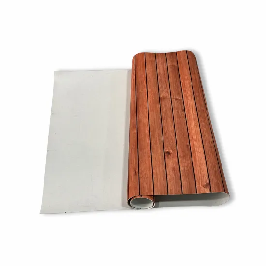 High-Quality PVC Wood-Color Flooring Mats for RV & Motorhome Interiors