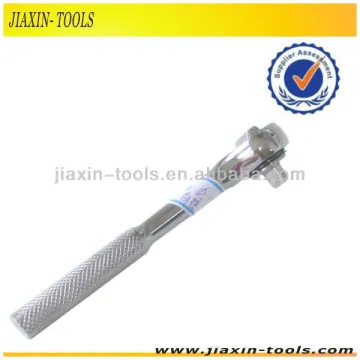 1/4"-12 Chrome Plated Ratchet Wrench with Knurling Handle