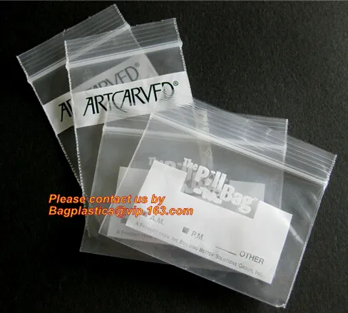 zip lock medicine bag small pill pouch virgin LDPE pill zipper bags, ziplock medication bag, pill packaging airtight zipper bags