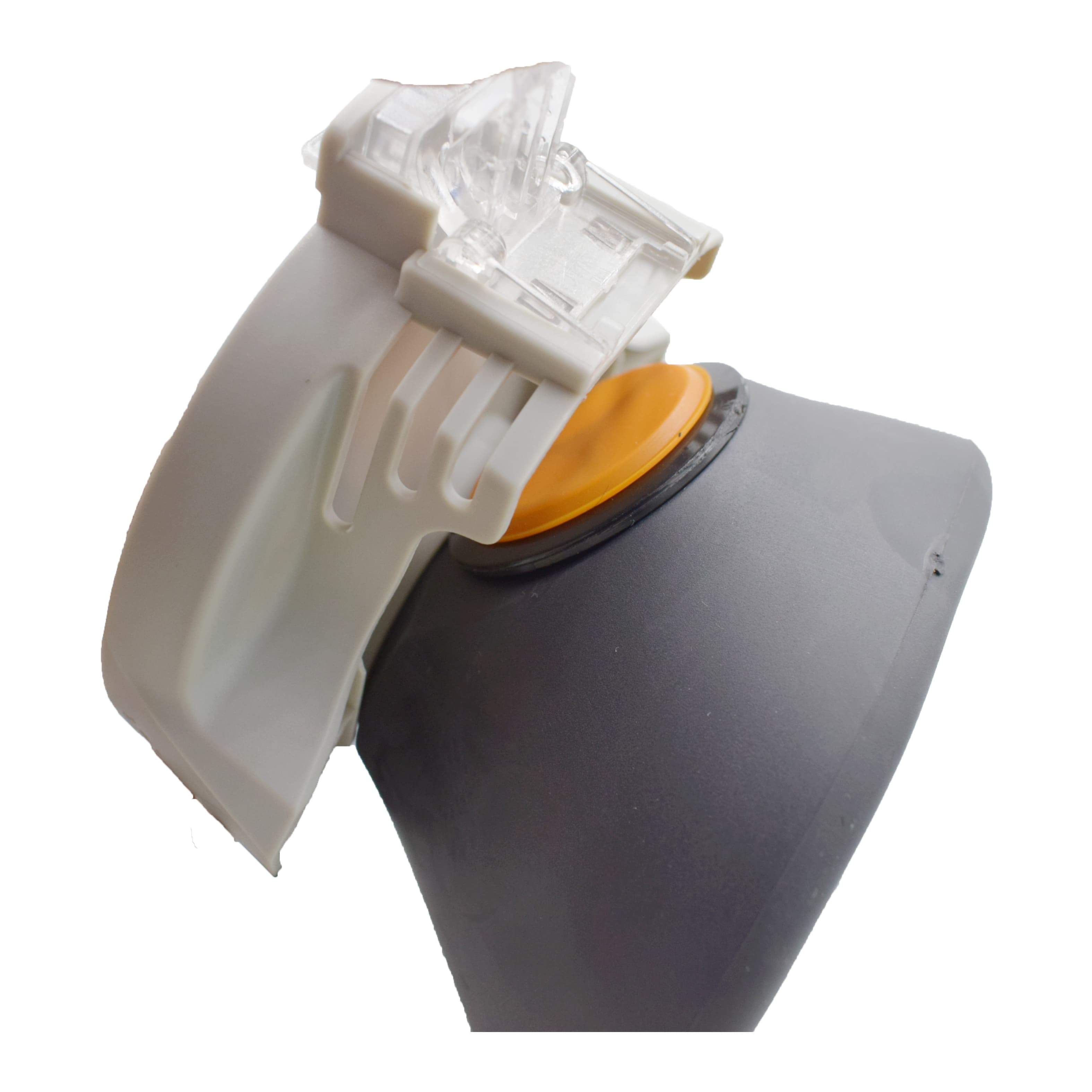 Rubber gas mask