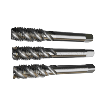 Spiral Point Thread Plug Handle Taps - HSS/HSSE 3 Flute M3 to M36