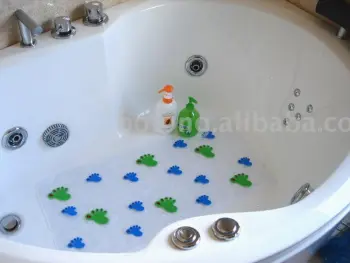 Anti-slip applique PVC BATH MAT