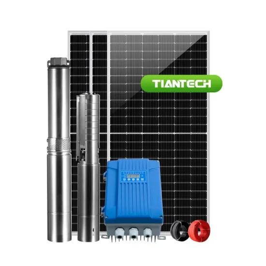 High Voltage Photovoltaic Solar Water Deep Well Pumps for Africa Stock Farming (2.4KW/2.5HP, 142m Head)