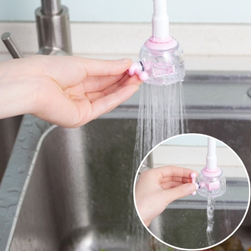 Useful Water Saving Flexible Sink Tap Sprayer Adjustable Faucet Adapter Nozzle Tap Filter Faucet Extender Extenders Booster