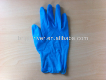 Blue nitrile gloves nitrile disposable glove