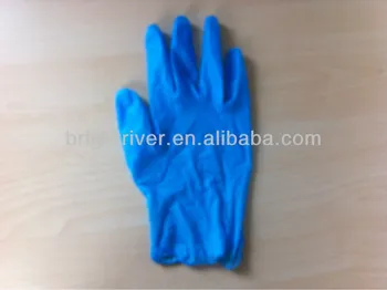 Blue nitrile gloves nitrile disposable glove