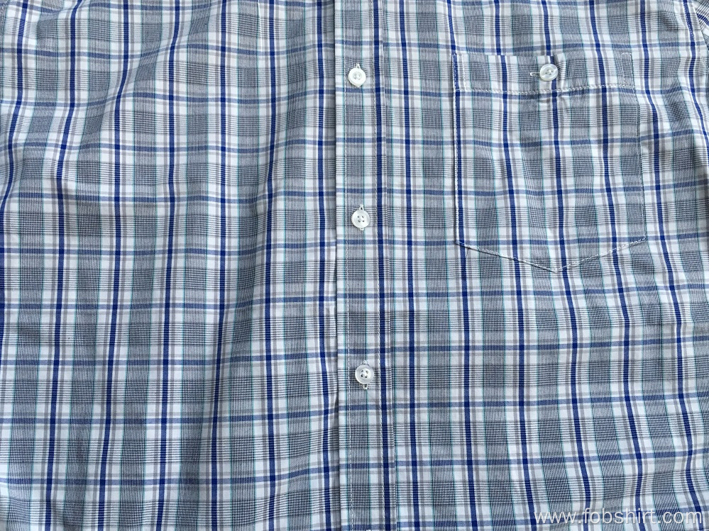 Top Quality Short Sleeve Check Shirt