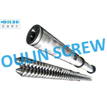 110-28 Twin Parallel Screw and Cylinder for WPC+PE+PVC Panel, Sheet, Profile