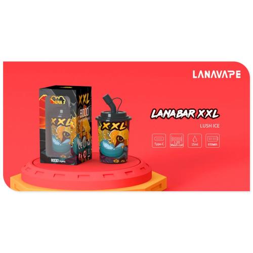 Boba Cup Disposabe Vape Lana Bar XXL 8000