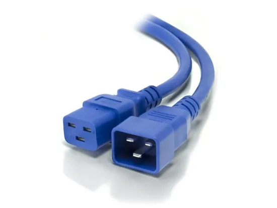 Wholesale Blue color 220V VDE approval c19 to c20 power cord