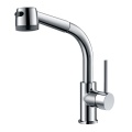 Polished Brass Kitchen Faucets With Pull-Out Spray