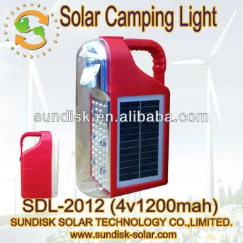 Rechargeable Portable Solar LED Camping Lantern