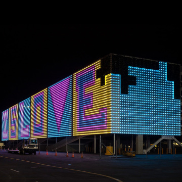 RGB LED Pixel Matrix Curtain Lights with App Control for Mall Shops and Outdoor Projects
