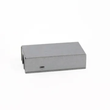 Metal terminal box cover