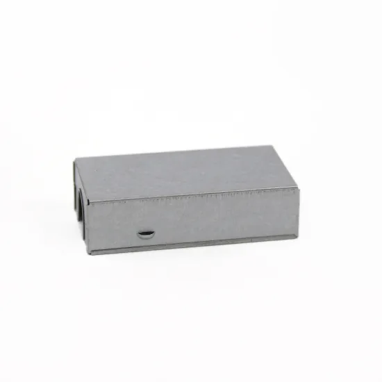 Metal terminal box cover