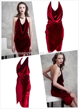 high quality Red wine weeding dress fabric