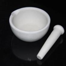 Porcelain Mortars With Spout and Pestles 216mm