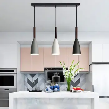 Industrial Vintage Black Iron Chandelier: Perfect Lighting Solution for Kitchen Islands