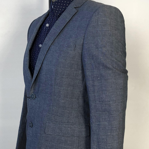 Melange Jacket men grid business blazer suits Factory