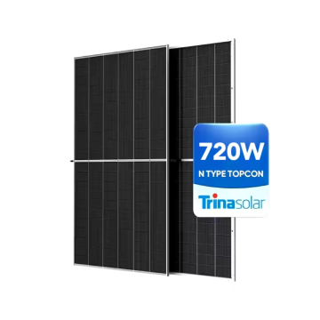 Trina Solar Vertex 700W Bifacial N-Type Mono Solar Panels - 705W/710W 210mm Double Glass Topcon Half Cell