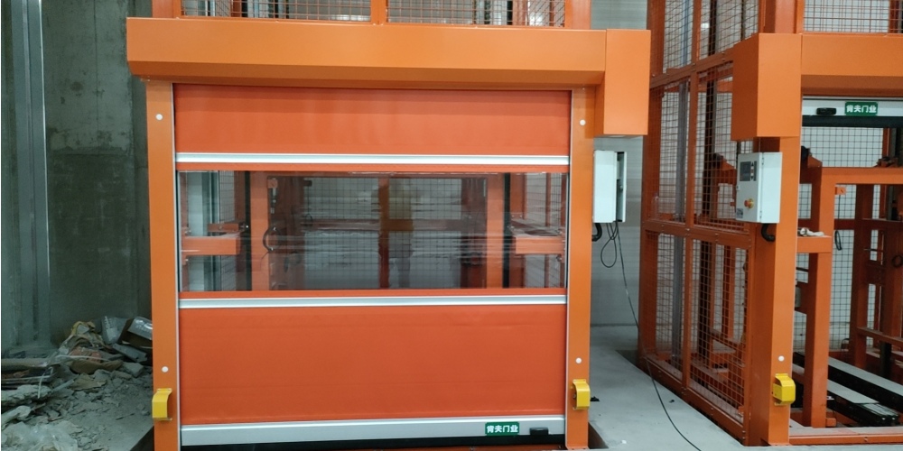 Lifter machine automation PVC high speed door with AGV 2