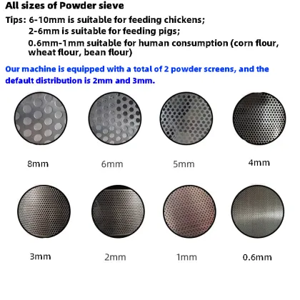 Auto Home Wheat Flour Mill: Hammer Flour Mill and Grinding Machine